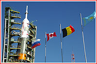 Soyuz TMA-15 flags