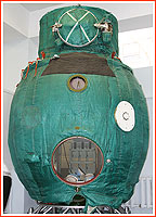Habitation module of Soyuz spacecraft