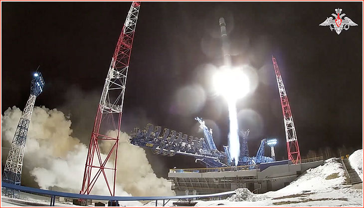 Soyuz-2-1v rocket launches military payload